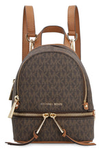 Load image into Gallery viewer, Rhea Zip mini backpack in coated canvas
