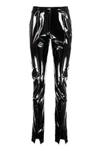 Load image into Gallery viewer, Stretch viscose trousers with flared hem
