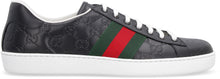 Load image into Gallery viewer, Ace logo detail leather sneakers
