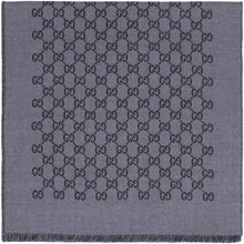 Load image into Gallery viewer, Wool GG jacquard scarf
