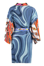 Load image into Gallery viewer, Printed silk night gown
