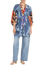 Load image into Gallery viewer, Printed silk night gown
