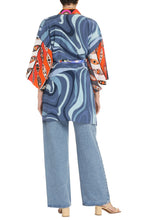 Load image into Gallery viewer, Printed silk night gown
