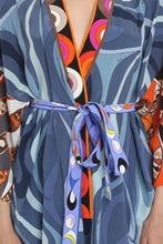 Load image into Gallery viewer, Printed silk night gown
