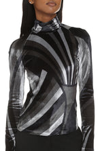 Load image into Gallery viewer, Printed long-sleeve top
