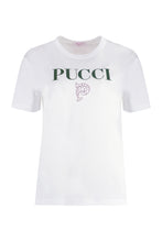Load image into Gallery viewer, Cotton crew-neck T-shirt
