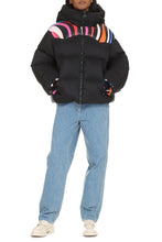Load image into Gallery viewer, Hooded nylon down jacket

