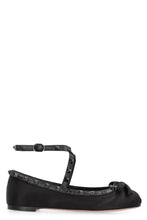 Load image into Gallery viewer, Valentino Garavani - Rockstud satin ballet flats
