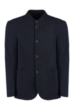 Load image into Gallery viewer, Wool single-breasted blazer
