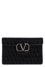 Load image into Gallery viewer, Valentino Garavani - Locò logo print flat pouch
