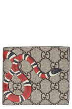 Load image into Gallery viewer, GG Supreme fabric flap-over wallet
