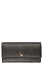 Load image into Gallery viewer, Leather wallet with GG detail
