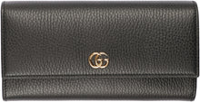 Load image into Gallery viewer, Leather wallet with GG detail
