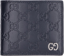 Load image into Gallery viewer, Leather flap-over wallet
