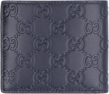Load image into Gallery viewer, Leather flap-over wallet
