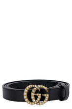 Load image into Gallery viewer, Leather belt with GG buckle
