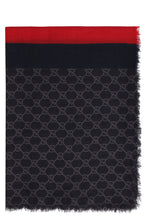 Load image into Gallery viewer, Wool scarf with all-over logo
