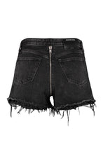 Load image into Gallery viewer, Bite Zip high-rise cut-off denim shorts
