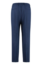 Load image into Gallery viewer, Pinstriped virgin wool trousers

