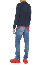 Load image into Gallery viewer, Embroidered logo crew-neck sweatshirt

