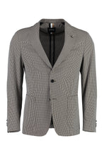Load image into Gallery viewer, Houndstooth single breast blazer
