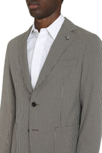Load image into Gallery viewer, Houndstooth single breast blazer

