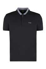Load image into Gallery viewer, Logo detail stretch cotton polo shirt
