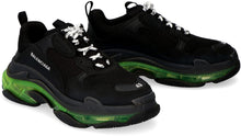 Load image into Gallery viewer, Triple S techno-fabric and leather sneakers
