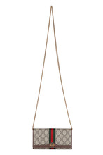 Load image into Gallery viewer, Ophidia GG supreme fabric wallet on chain
