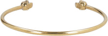 Load image into Gallery viewer, Twin skull brass bracelet

