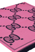 Load image into Gallery viewer, GG jacquard wool scarf
