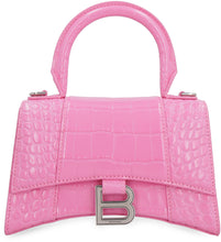 Load image into Gallery viewer, Hourglass croco-print leather mini-bag
