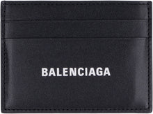 Load image into Gallery viewer, Logo detail leather card holder
