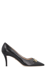 Load image into Gallery viewer, Zumi leather pointy-toe pumps
