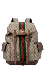 Load image into Gallery viewer, Ophidia GG supreme fabric backpack
