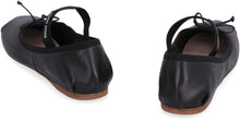 Load image into Gallery viewer, Leather ballet flats with logo
