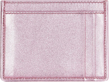 Load image into Gallery viewer, Metallic leather card holder
