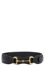Load image into Gallery viewer, Leather belt with metal horsebit
