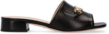 Load image into Gallery viewer, Logo detail leather sandals
