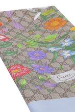 Load image into Gallery viewer, GG Flora print silk scarf
