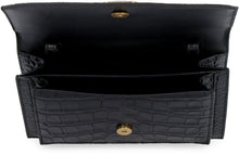 Load image into Gallery viewer, Sharp Croco-print leather clutch
