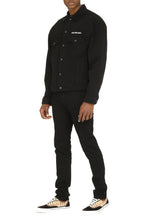 Load image into Gallery viewer, Logo detail denim jacket
