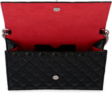 Load image into Gallery viewer, Skull quilted leather shoulder bag
