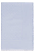 Load image into Gallery viewer, Wool blend scarf with logo intarsia
