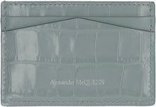 Load image into Gallery viewer, Printed leather card holder
