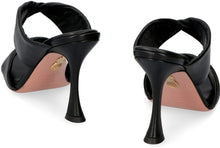 Load image into Gallery viewer, Twist leather mules
