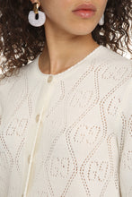Load image into Gallery viewer, Openwork-knit cardigan
