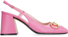 Load image into Gallery viewer, Leather slingback pumps
