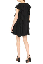 Load image into Gallery viewer, Ruffled mini dress
