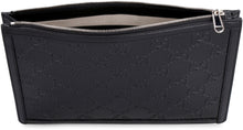 Load image into Gallery viewer, Logo detail flat leather pouch
